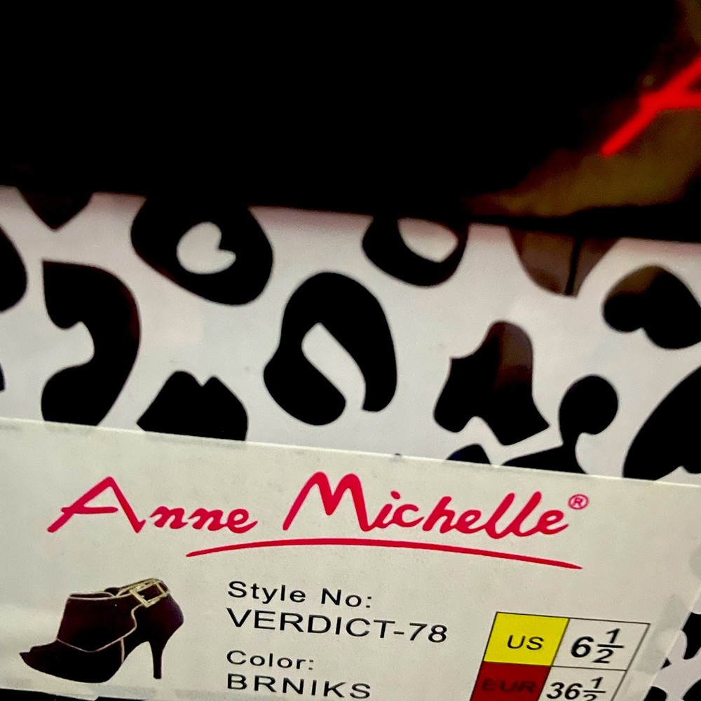 NIB Anne Michelle Verdict Open Toe Boottie - Picture 3 of 3